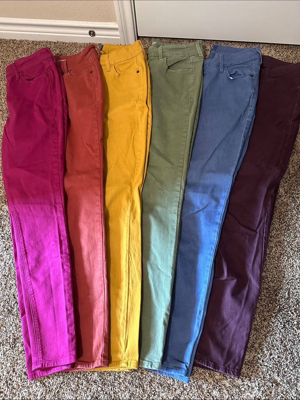 Women’s Colored Skinny Jeans - Multi Color Pack